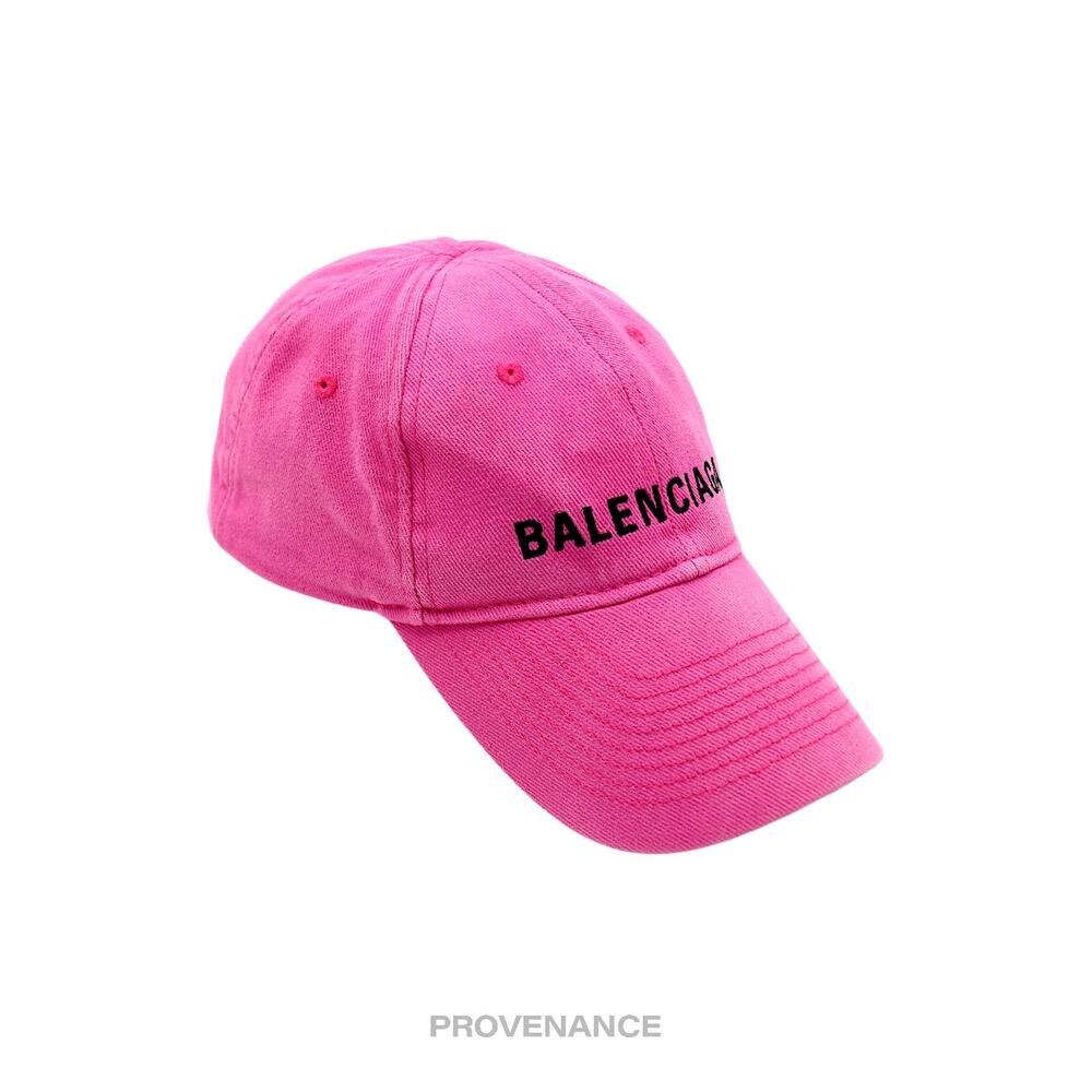 🔴 Balenciaga Embroidered Logo Cap - Washed Pink - Picture 3 of 11